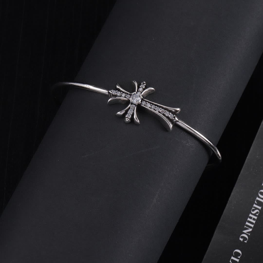 Chrome Hearts Elegant Cross Bracelet Set